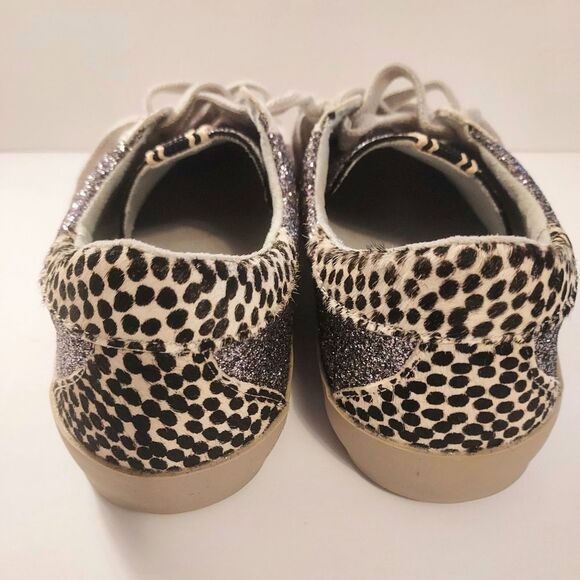 ShuShop Glitter Sneakers Pewter Silver Size 6.5 - Picture 5 of 10